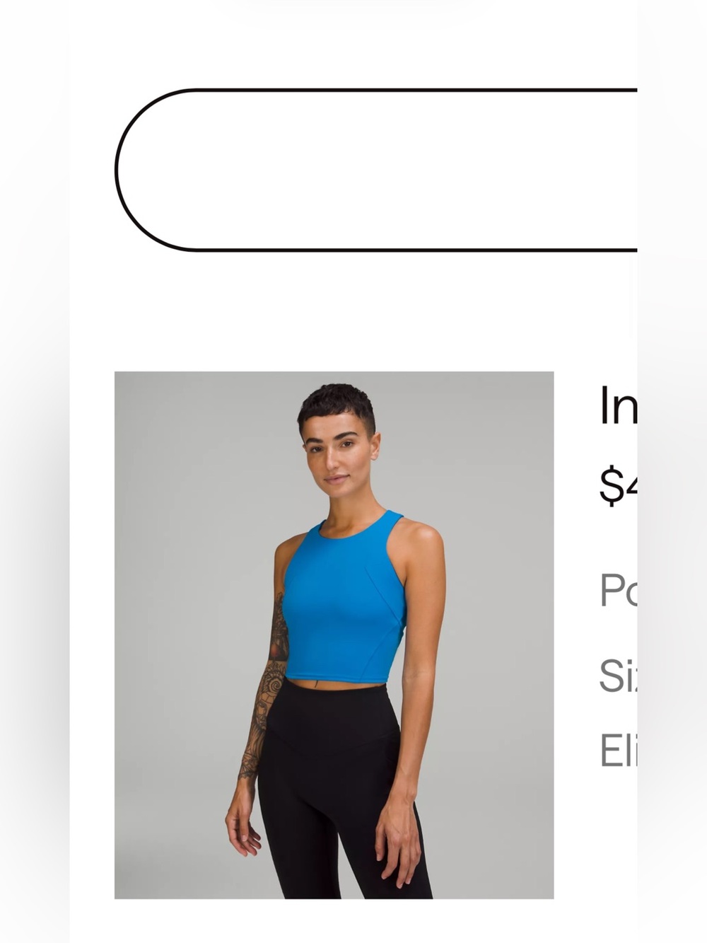 Lululemon invigorate training tank top 12